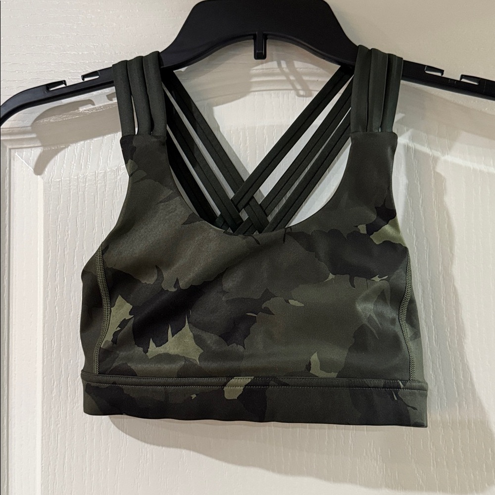 Lululemon Camouflage Sports Bra - Size 4